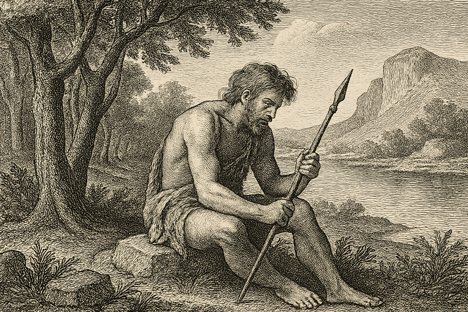 Illustration de Discours sur l'origine et les fondements de l'inégalité de Jean-Jacques Rousseau