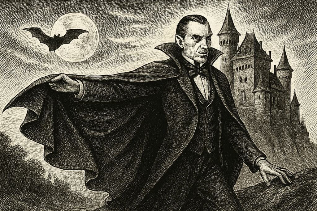 Illustration de Dracula de Bram Stoker
