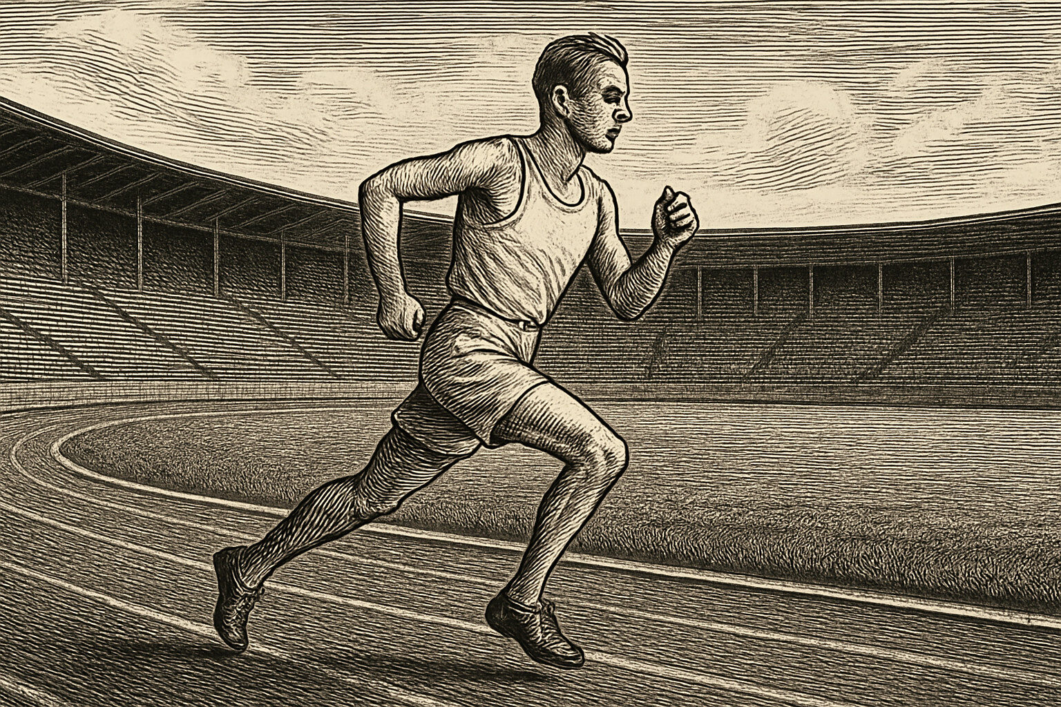 Illustration de Courir de Jean Echenoz