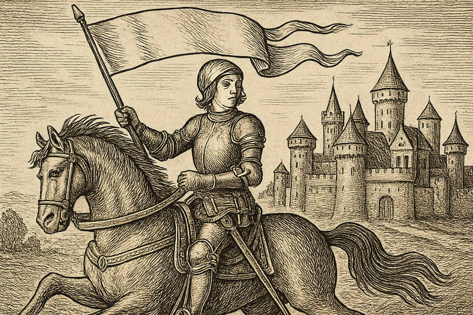 Illustration de Ditié de Jehanne d'Arc de Christine de Pizan