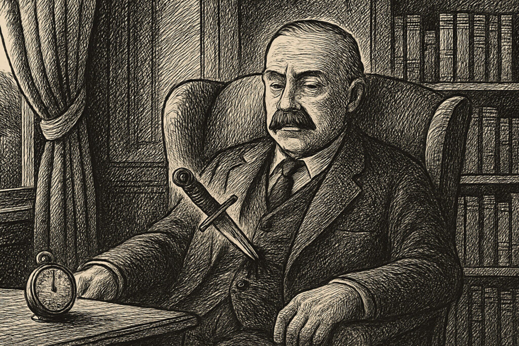 Illustration de Le Meurtre de Roger Ackroyd de Agatha Christie