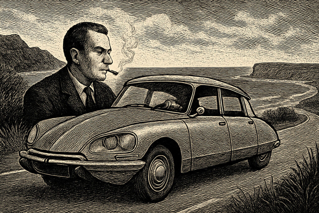 Illustration de Le Petit Bleu de la côte ouest de Jean-Patrick Manchette