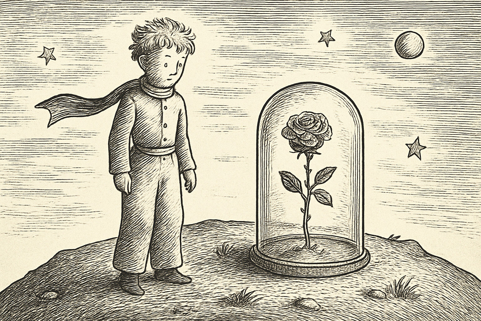 Illustration de Le Petit Prince de Antoine de Saint-Exupéry