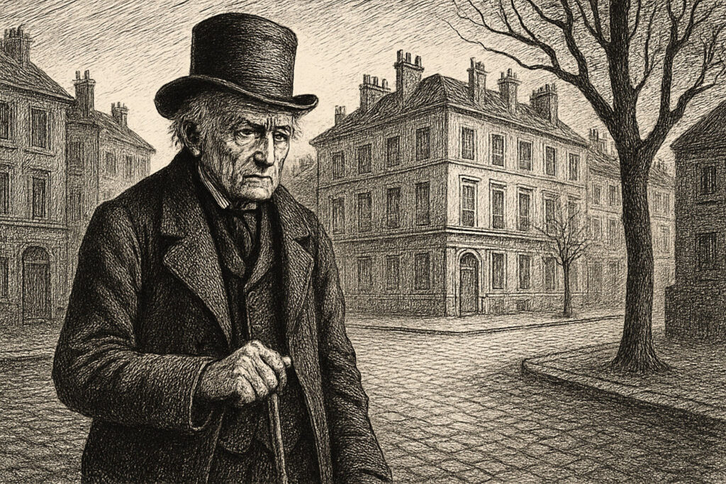 Illustration de Le petit vieux des Batignolles de Émile Gaboriau