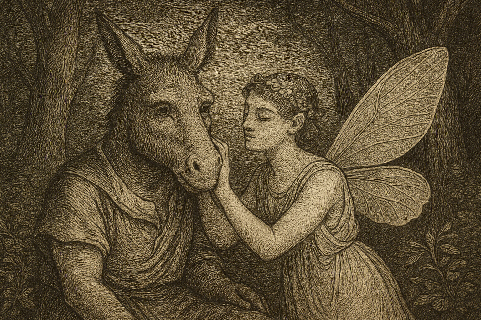 Illustration de Le Songe d’une nuit d’été de William Shakespeare