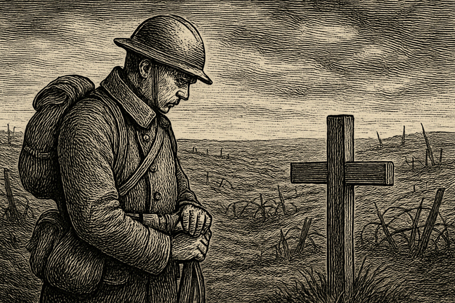 Illustration de Les Champs d'honneur de Jean Rouaud