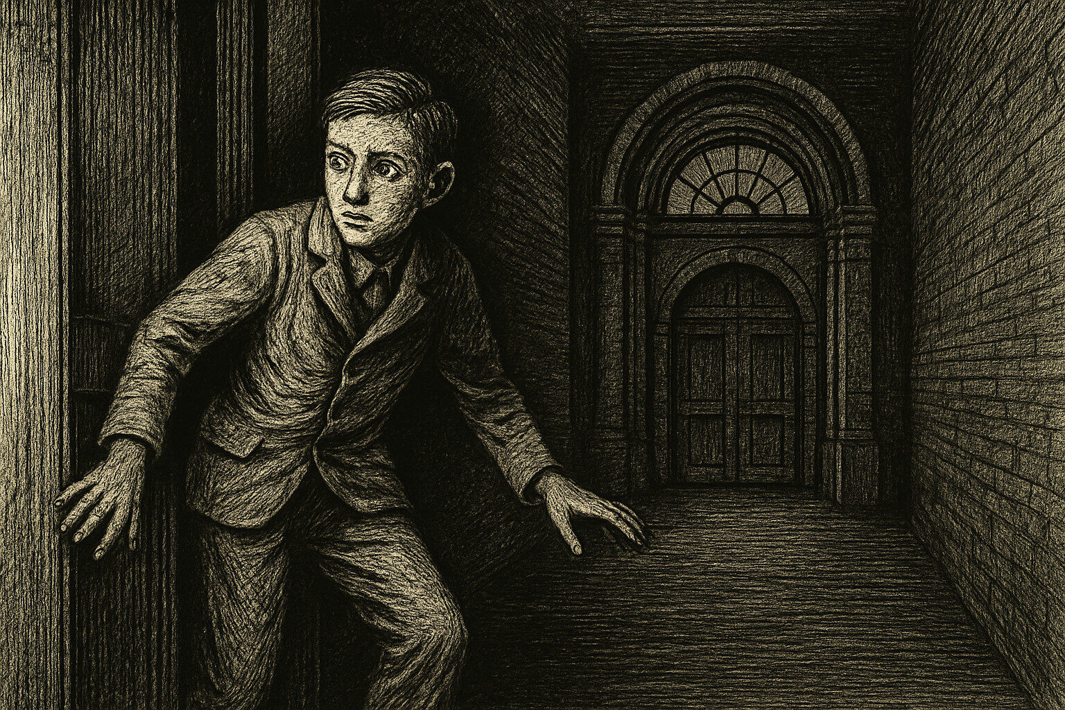 Illustration de Les disparus de Saint-Agil de Pierre Véry