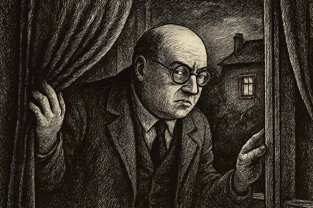 Illustration de Les Fiançailles de M. Hire de Georges Simenon