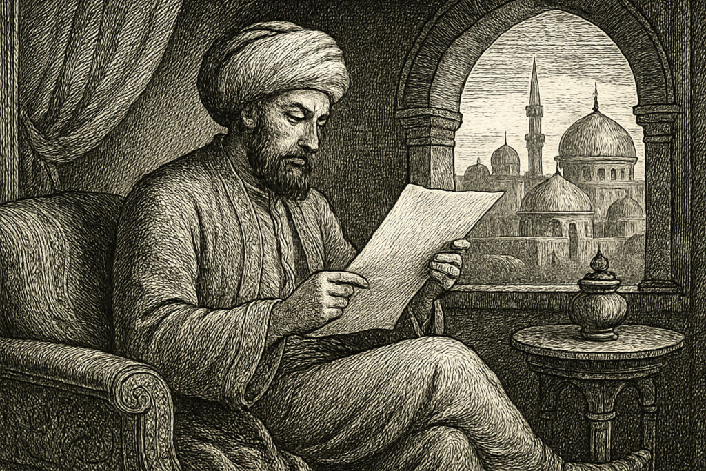 Illustration de Les Lettres persanes de Montesquieu