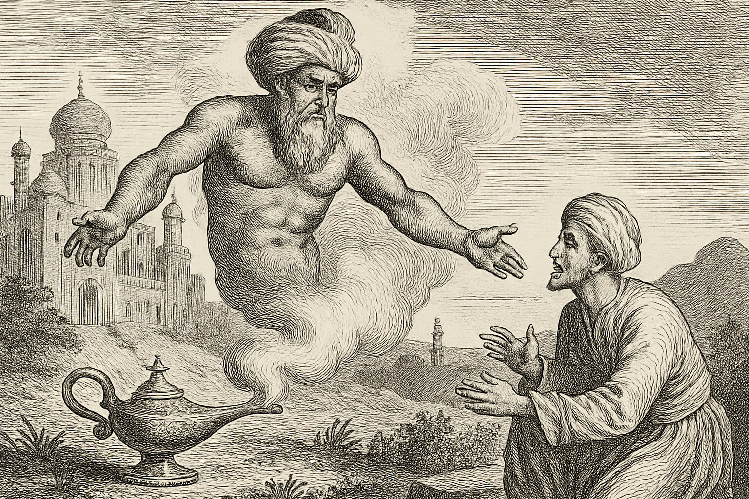 Illustration de Les Mille et Une Nuits de Antoine Galland