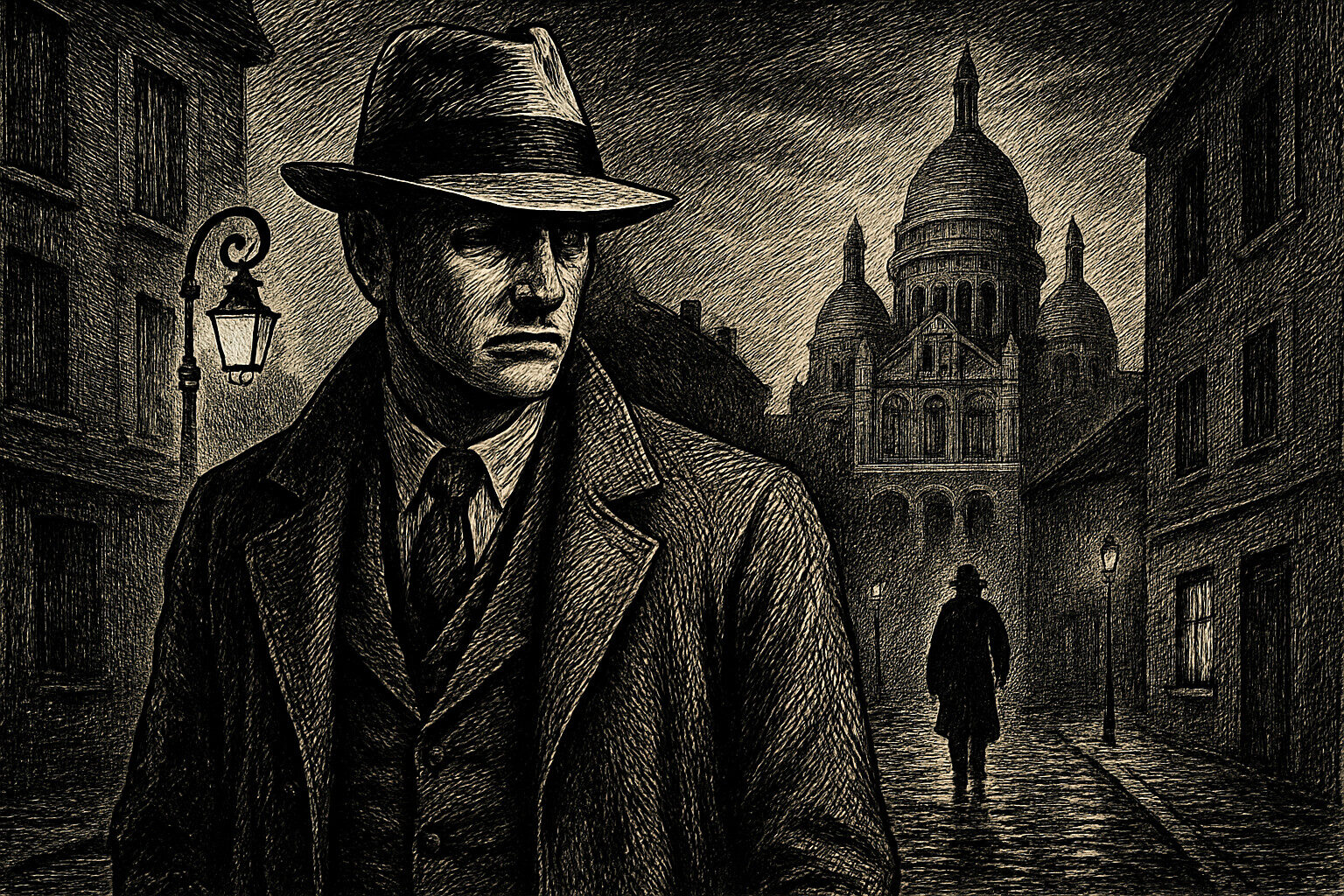 Illustration de Les Paletots sans manches de Léo Malet