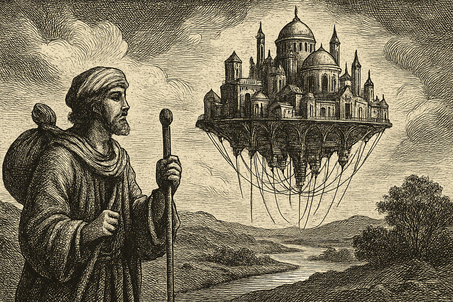 Illustration de Les villes invisibles de Italo Calvino