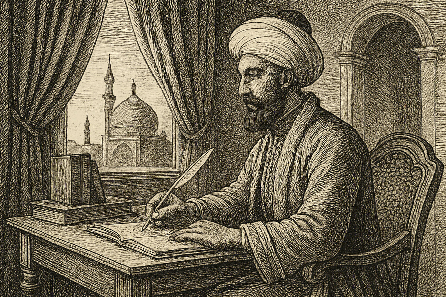 Illustration de Lettres persanes de Montesquieu