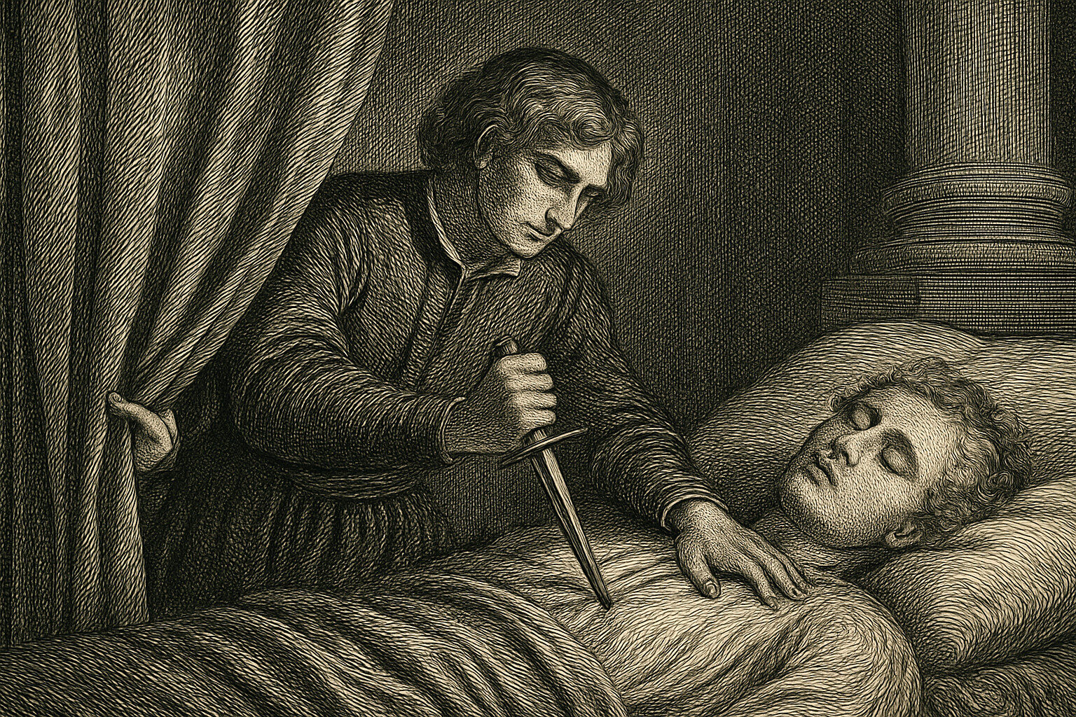 Illustration de Lorenzaccio de Alfred de Musset