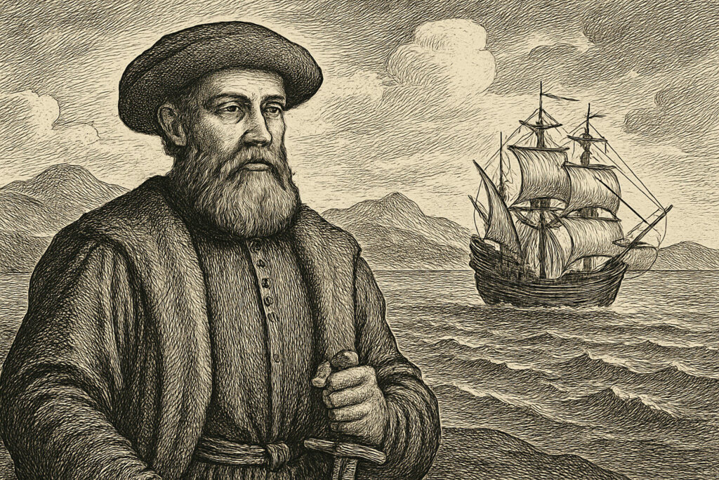 Illustration de Magellan de Stefan Zweig