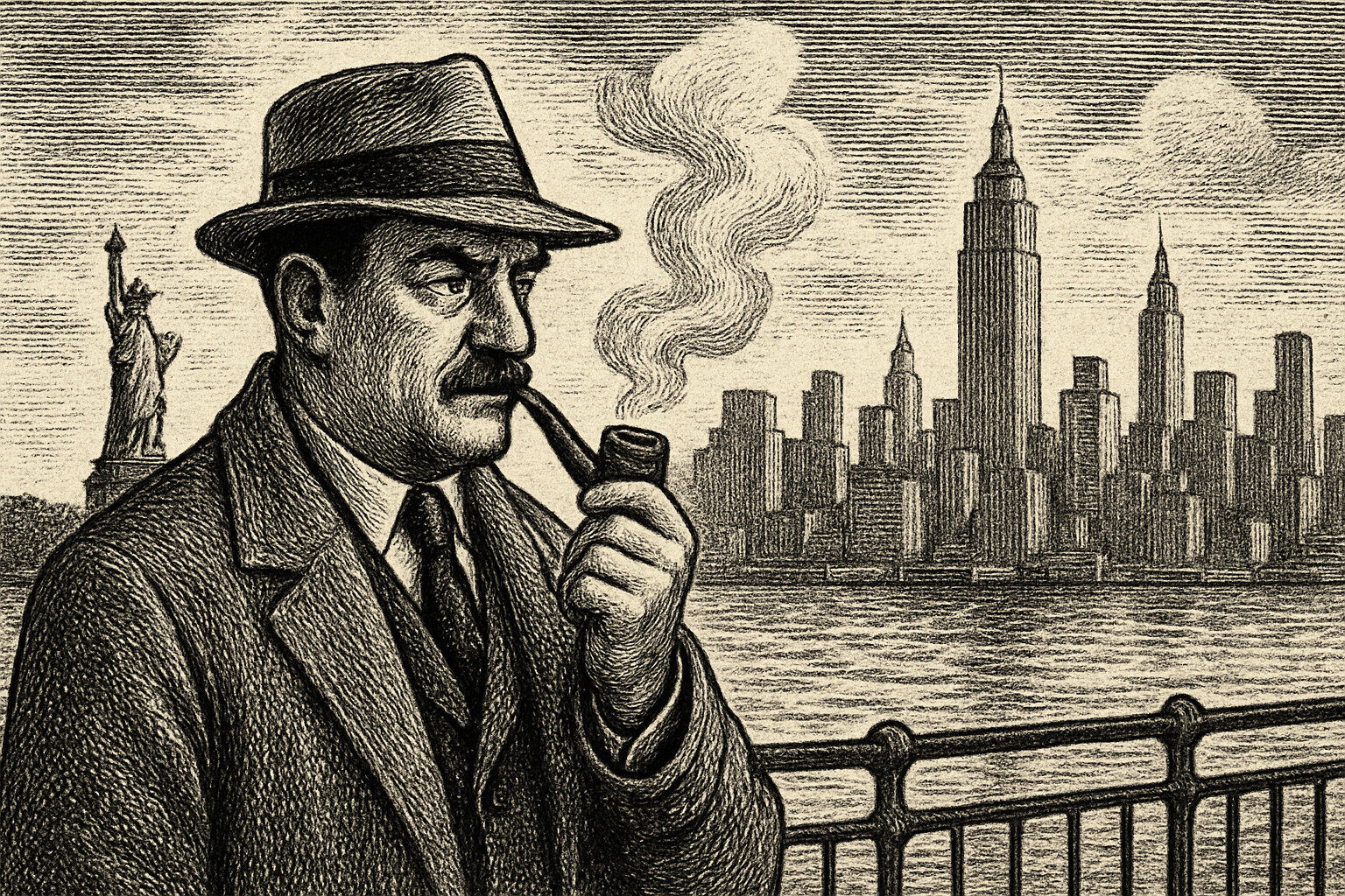 Illustration de Maigret à New York de Georges Simenon
