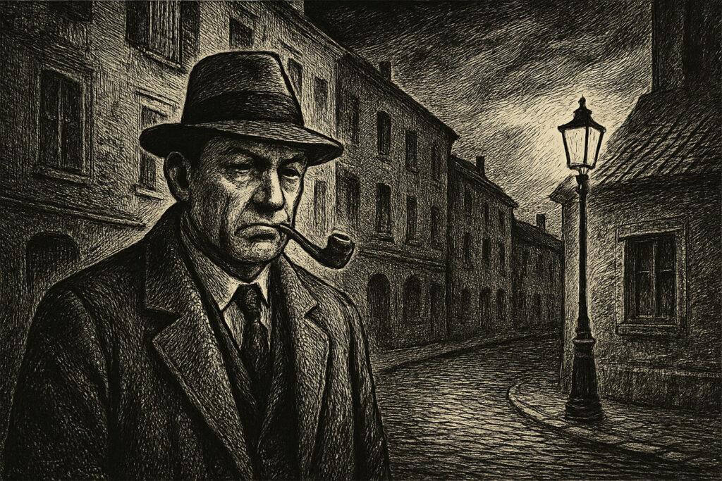 Illustration de Maigret a peur de Georges Simenon