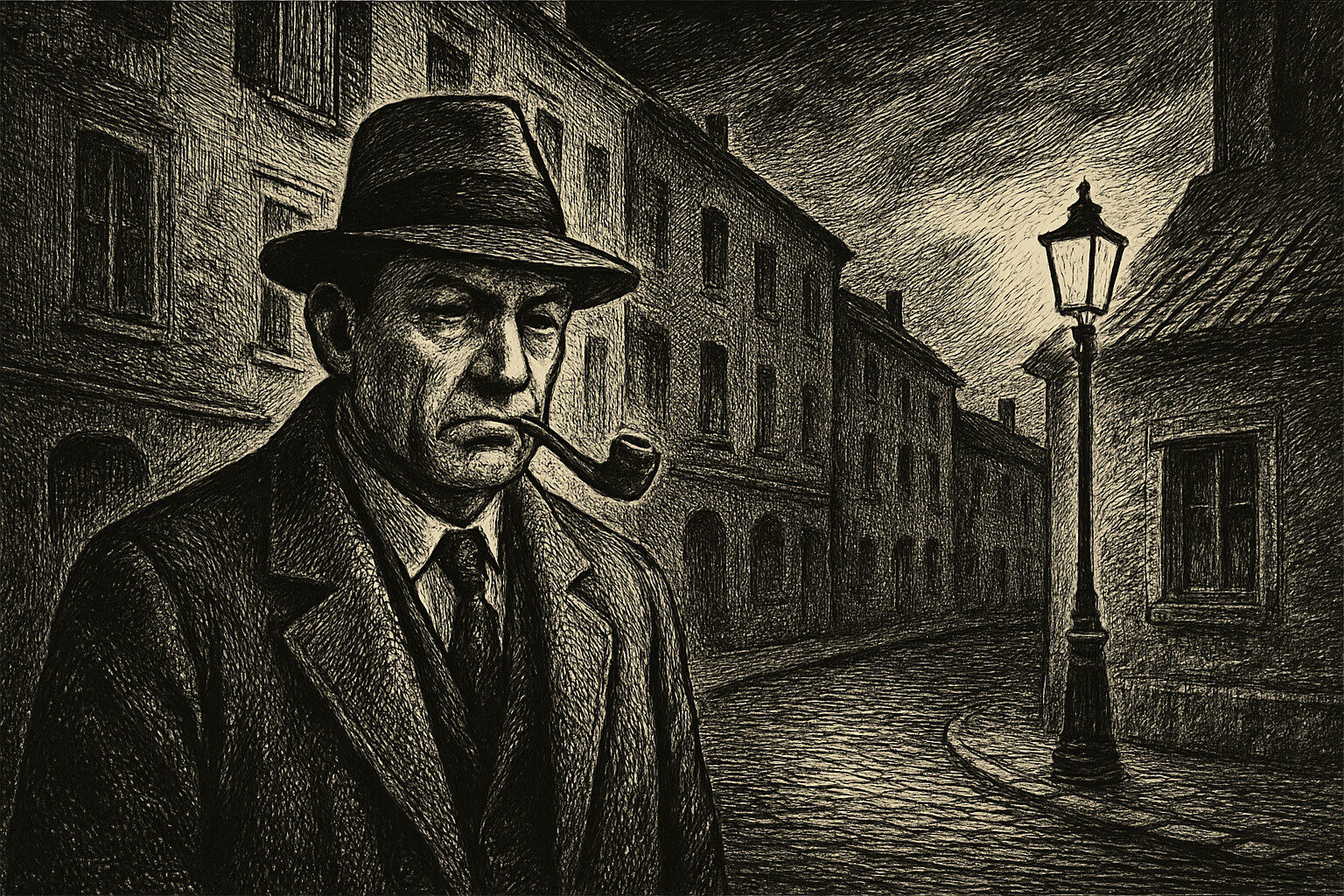 Illustration de Maigret a peur de Georges Simenon