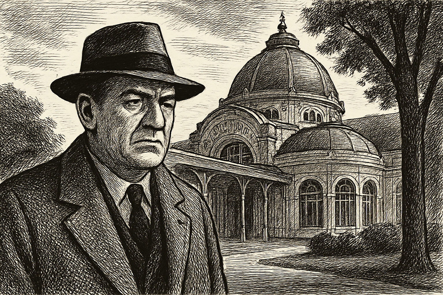Illustration de Maigret à Vichy de Georges Simenon