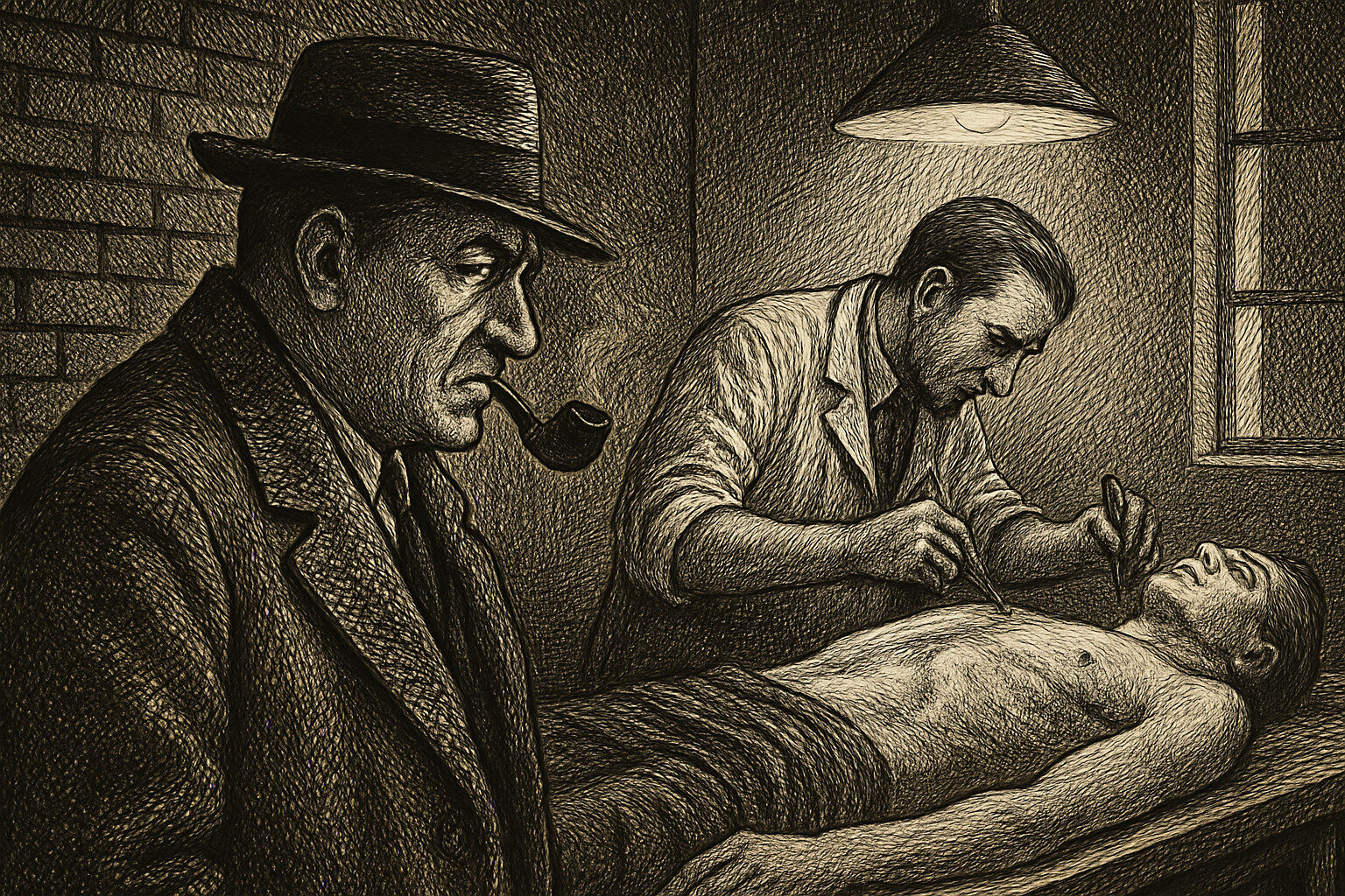 Illustration de Maigret chez le coroner de Georges Simenon