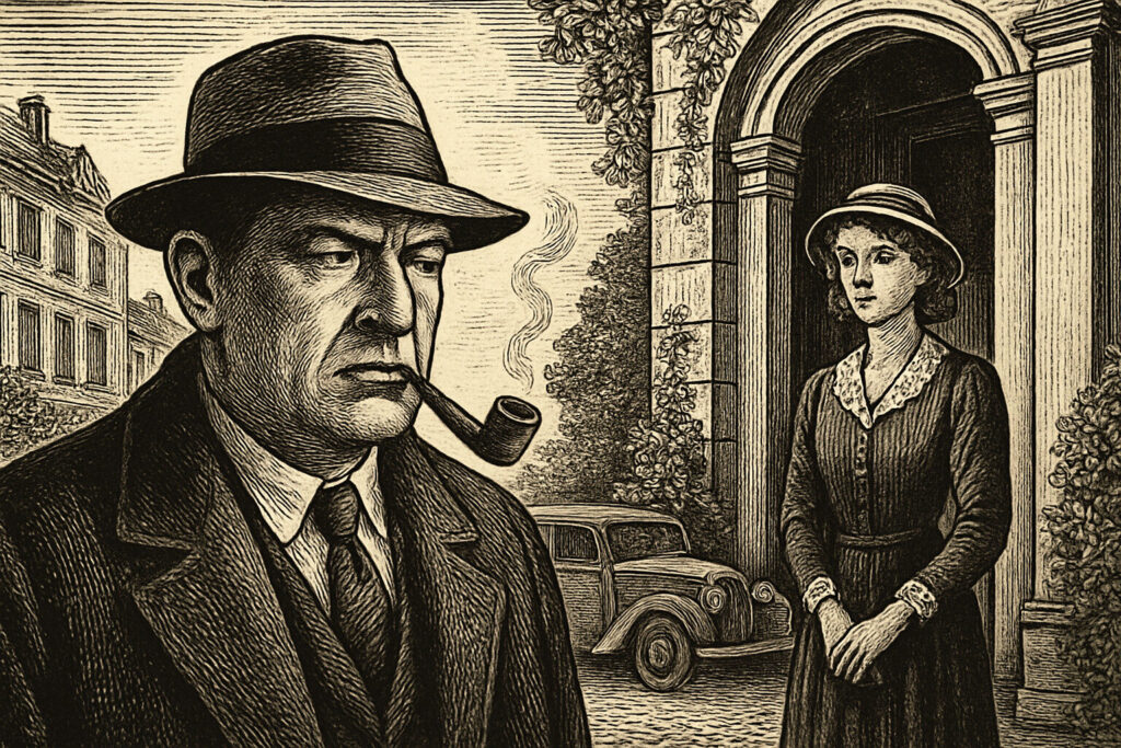 Illustration de Maigret et la demoiselle de compagnie de Georges Simenon