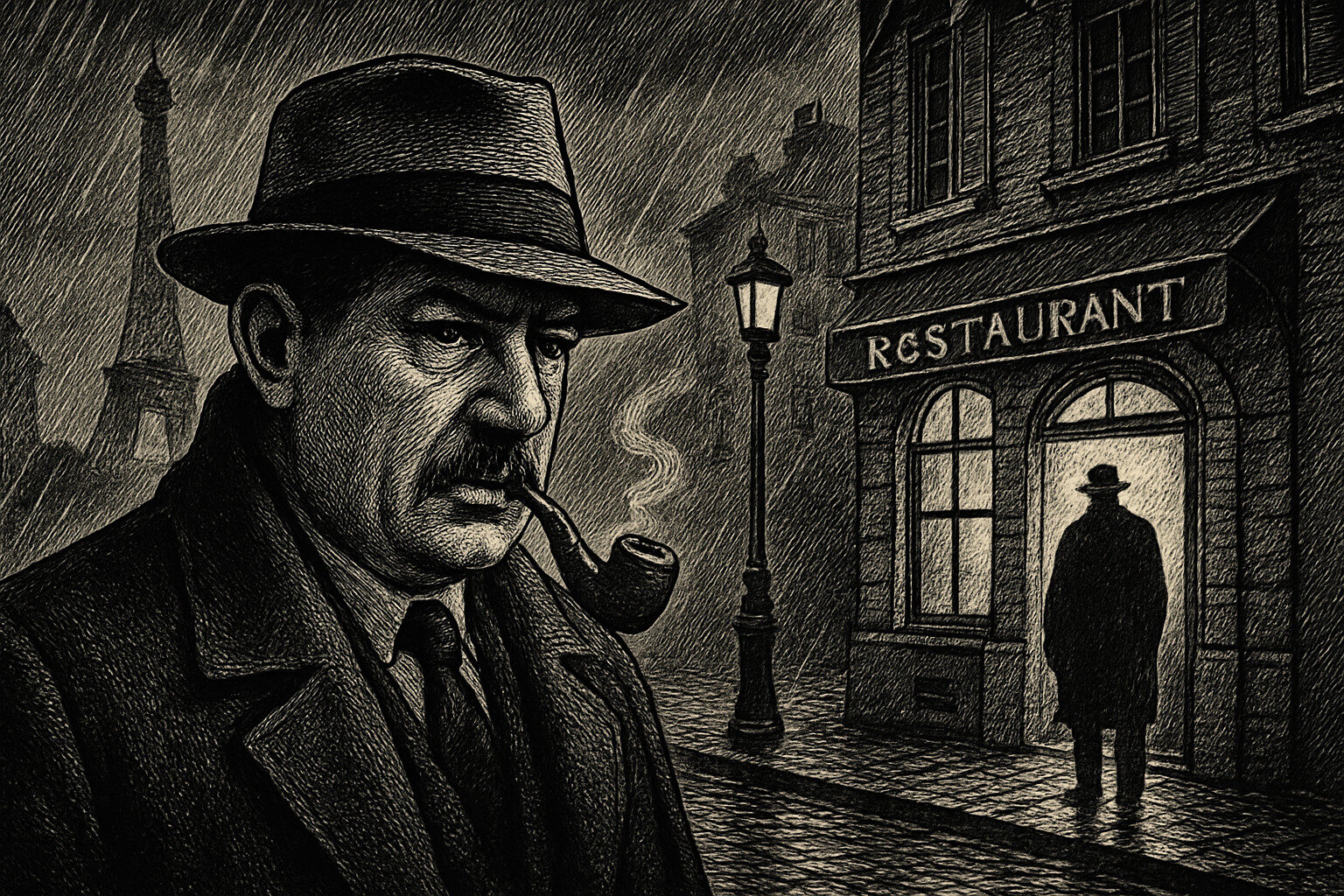 Illustration de Maigret et le client du samedi de Georges Simenon