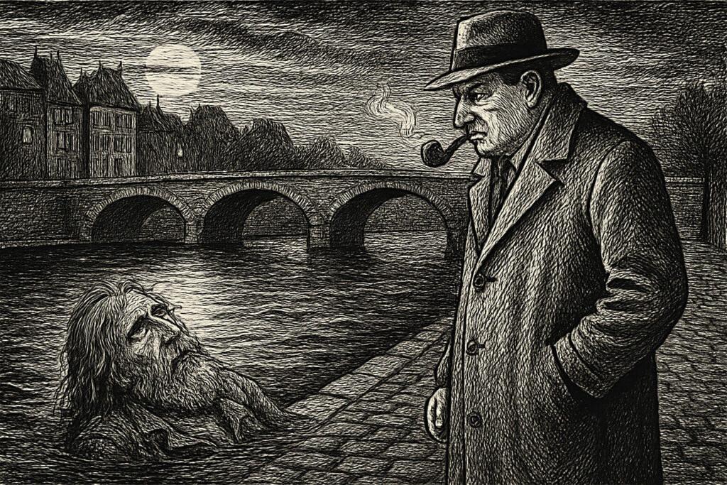 Illustration de Maigret et le clochard de Georges Simenon
