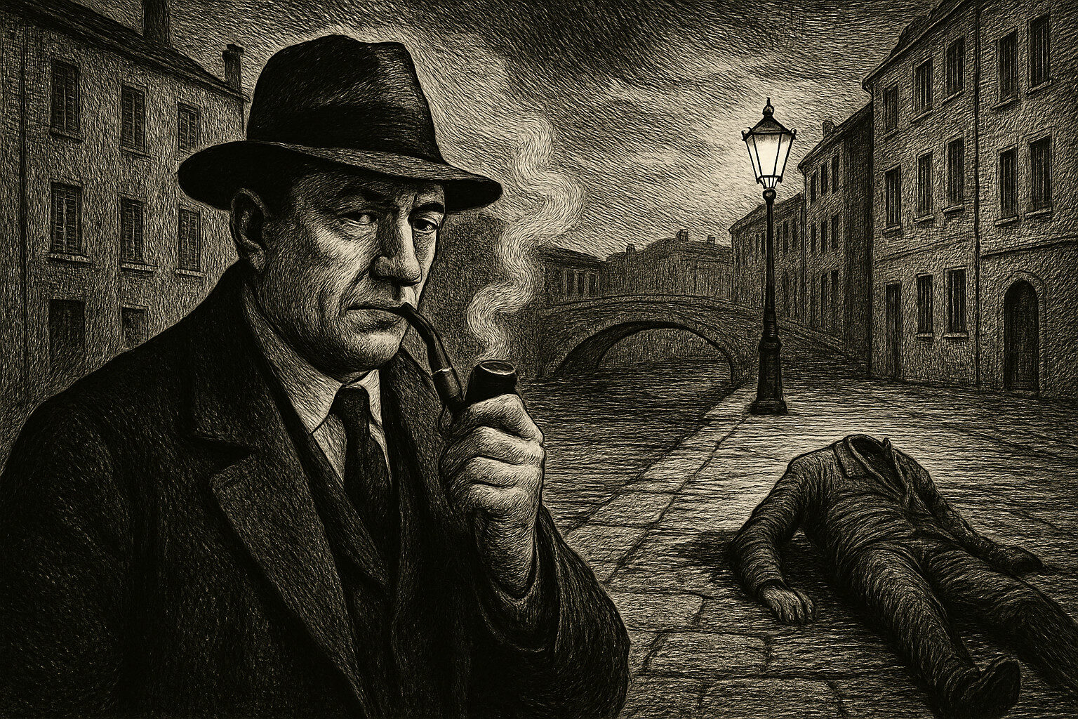 Illustration de Maigret et le corps sans tête de Georges Simenon