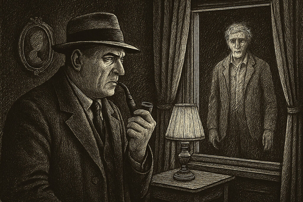 Illustration de Maigret et le fantôme de Georges Simenon