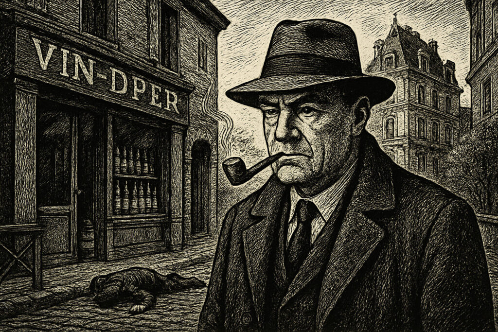 Illustration de Maigret et le marchand de vin de Georges Simenon