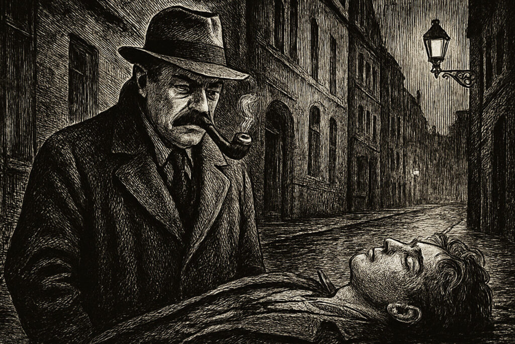 Illustration de Maigret et le tueur de Georges Simenon