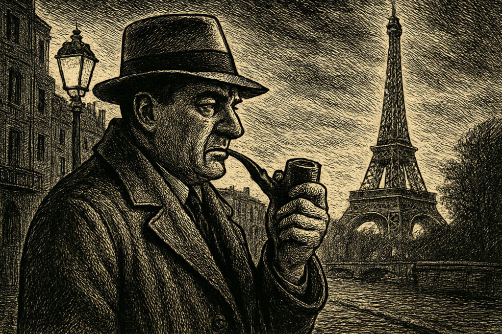 Illustration de Maigret et le voleur paresseux de Georges Simenon