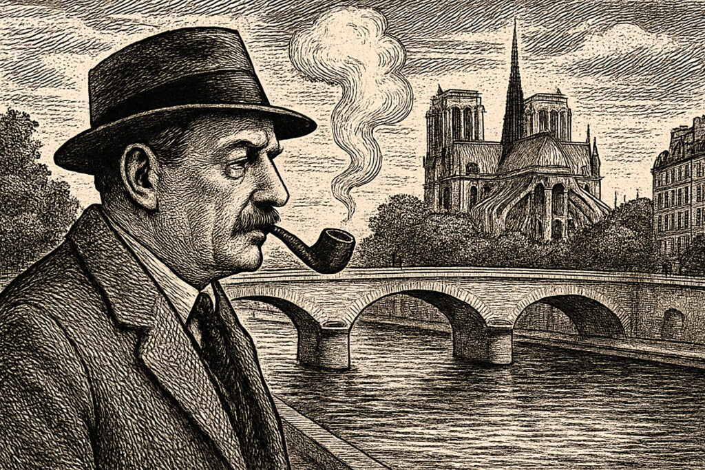 Illustration de Maigret s'amuse de Georges Simenon