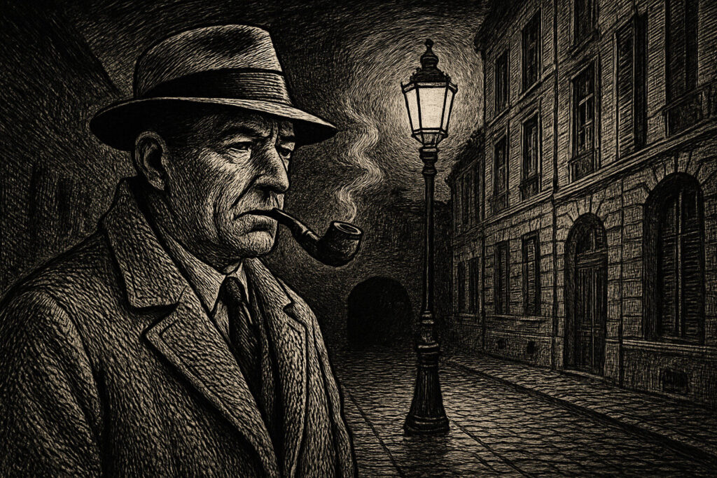 Illustration de Maigret se défend de Georges Simenon