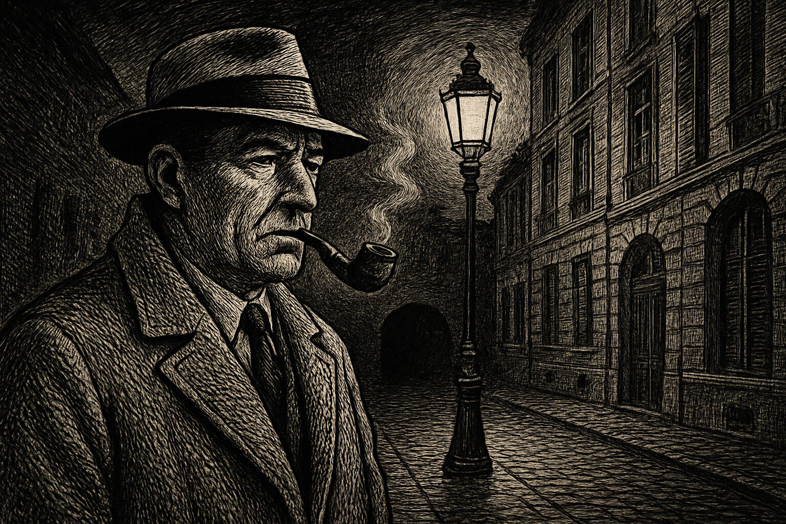 Illustration de Maigret se défend de Georges Simenon