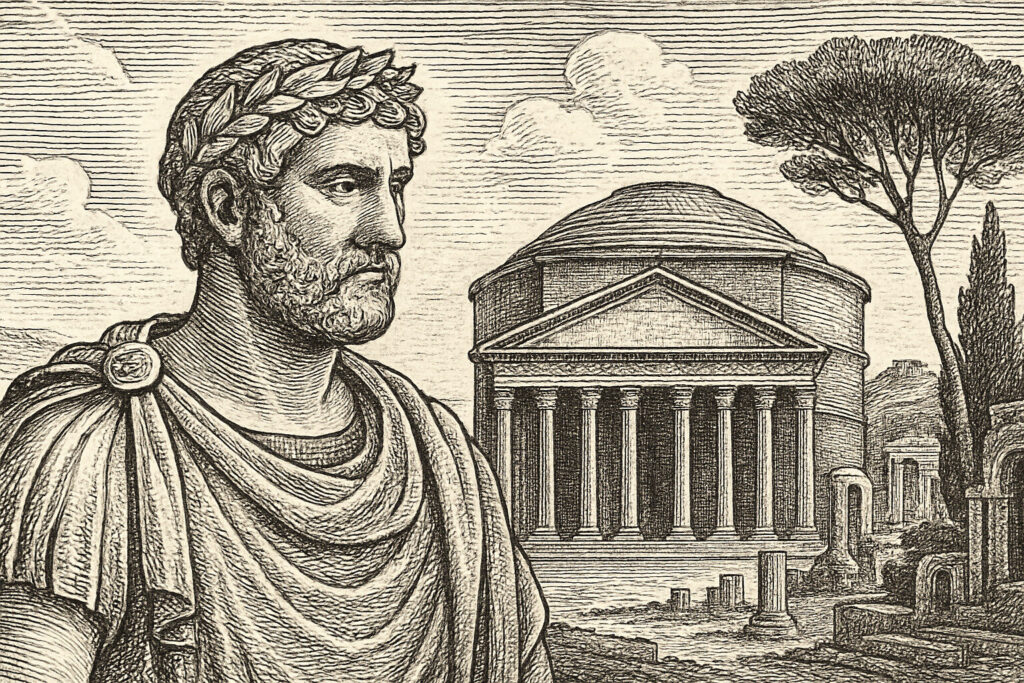 Illustration de Mémoires d'Hadrien de Marguerite Yourcenar