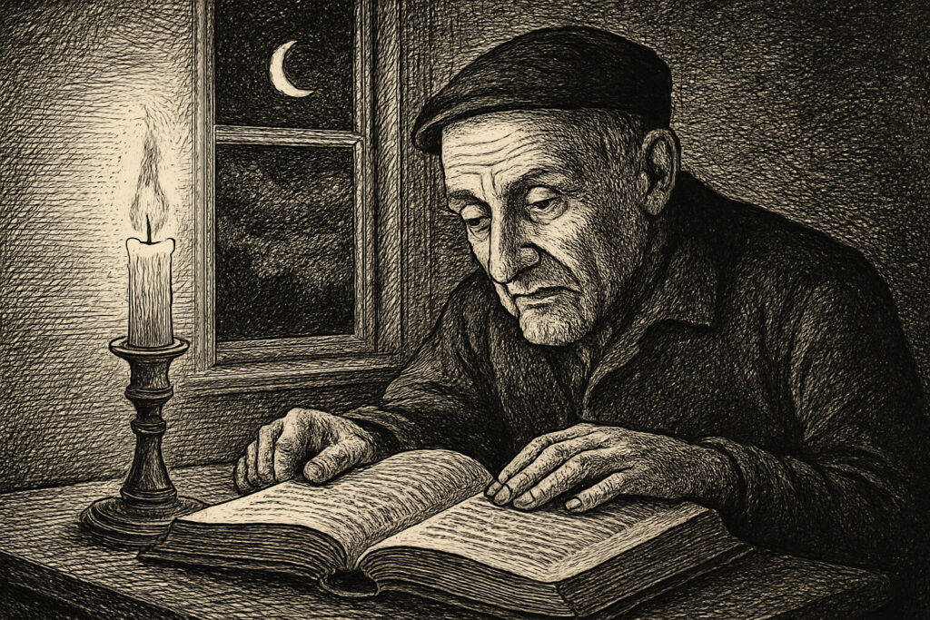 Illustration de Mon père couleur de nuit de Carl Friedman