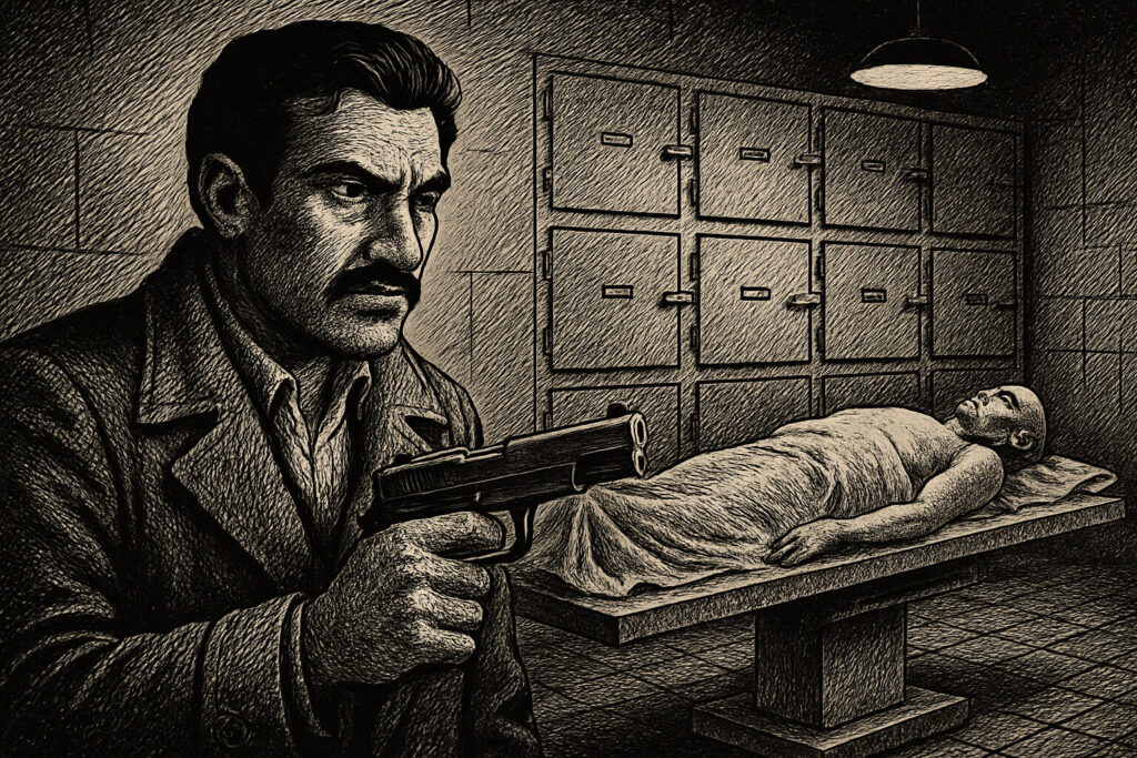 Illustration de Morgue pleine de Jean-Patrick Manchette