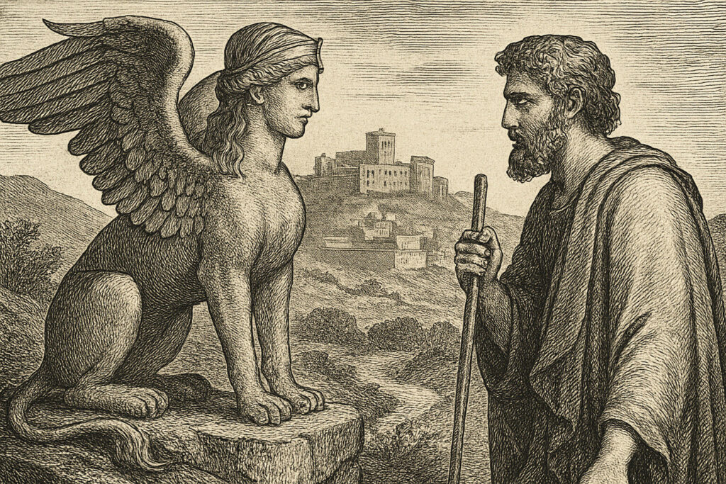 Illustration de Œdipe Roi de Sophocle