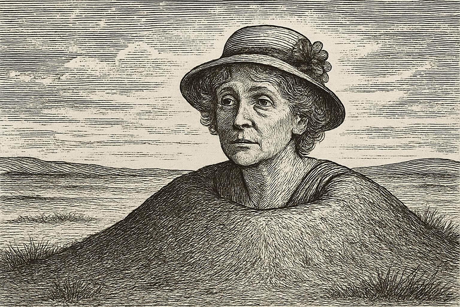 Illustration de Oh les beaux jours de Samuel Beckett