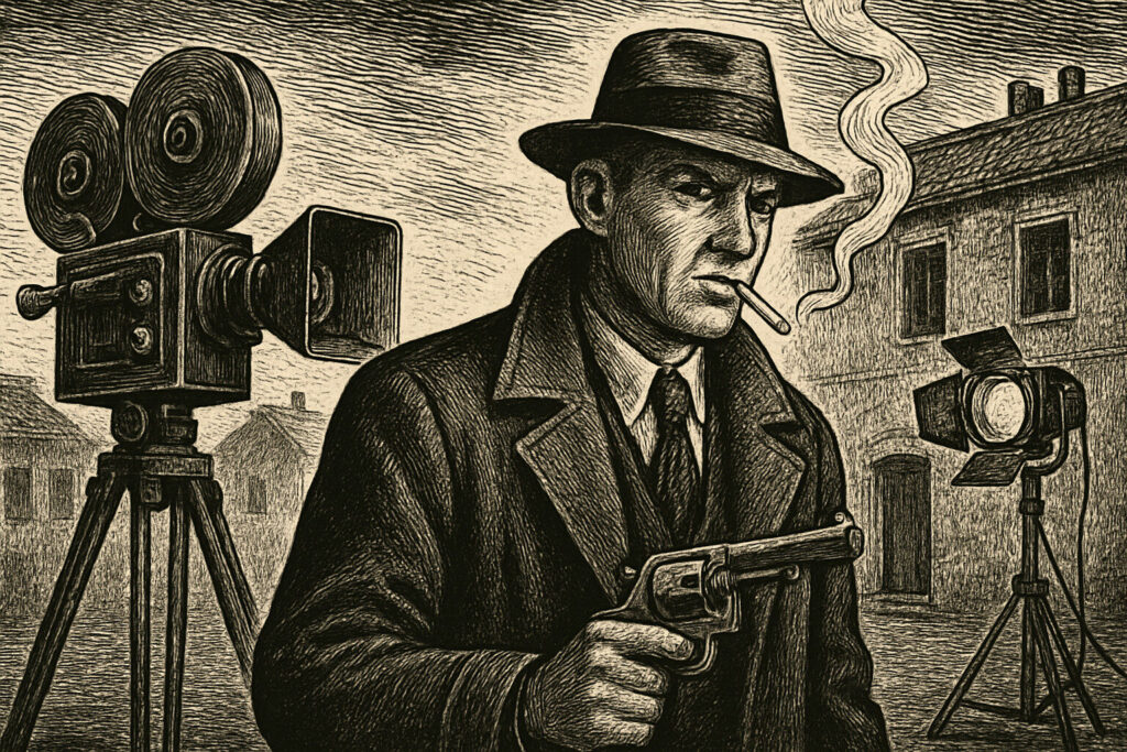 Illustration de Play-back de Didier Daeninckx