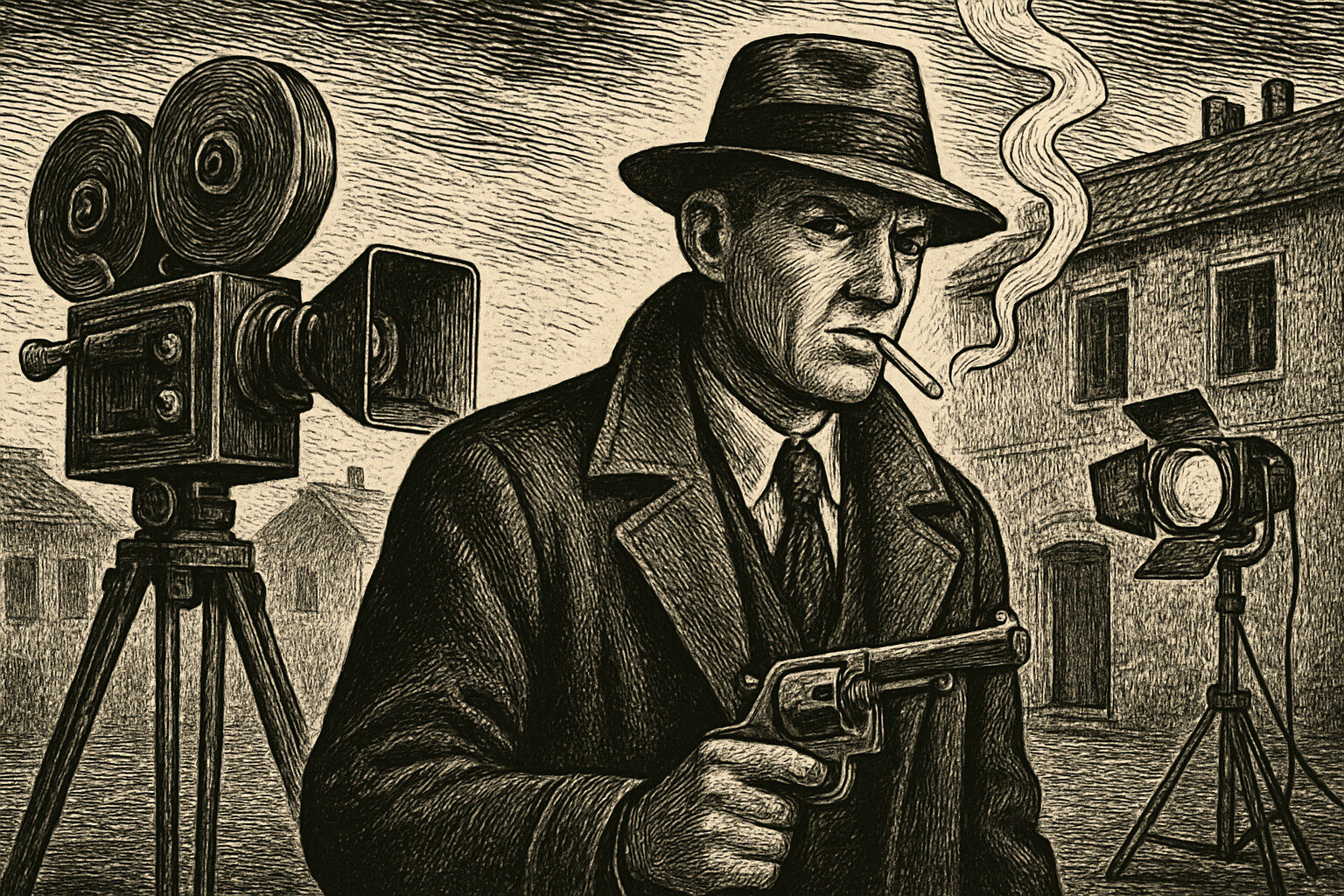 Illustration de Play-back de Didier Daeninckx