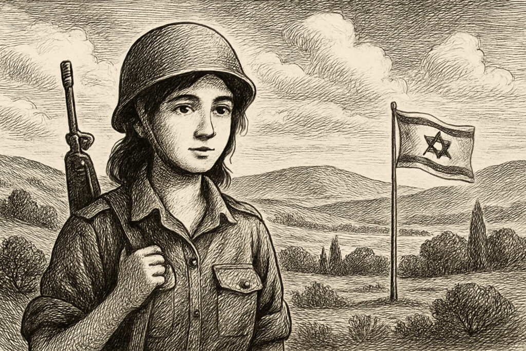 Illustration de Quand j'étais soldate de Valérie Zenatti