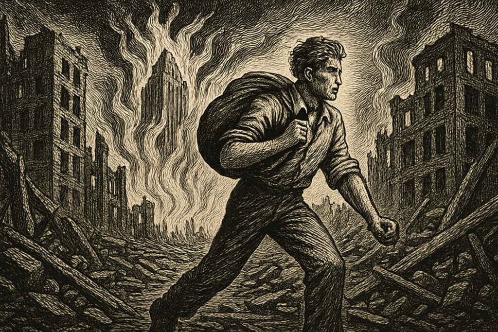 Illustration de Ravage de René Barjavel