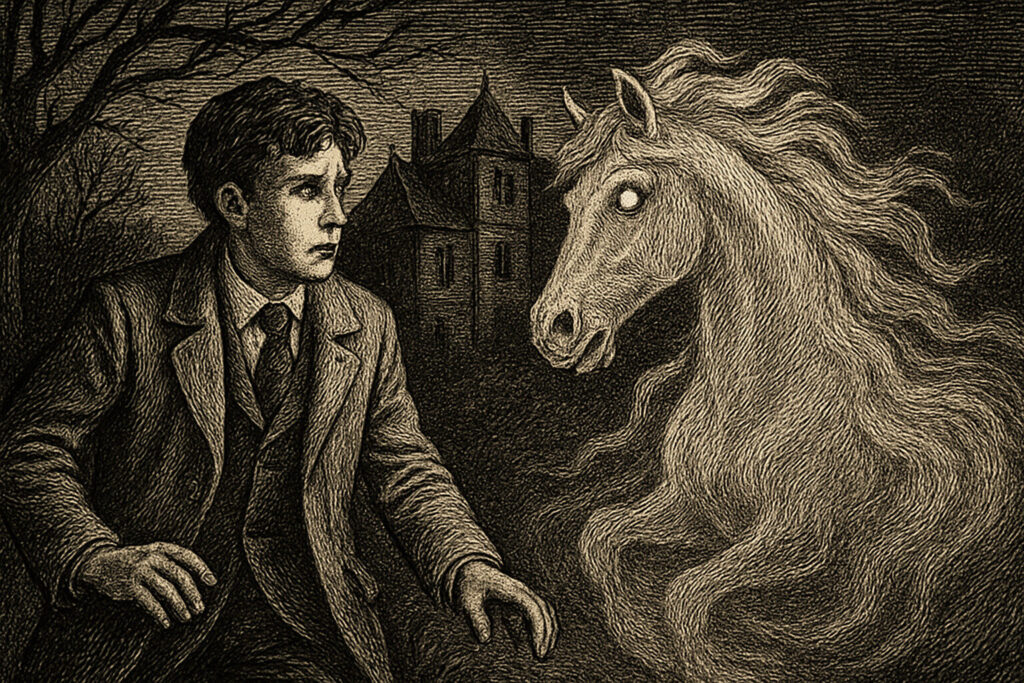 Illustration de Sans Atout et le cheval fantôme de Boileau-Narcejac