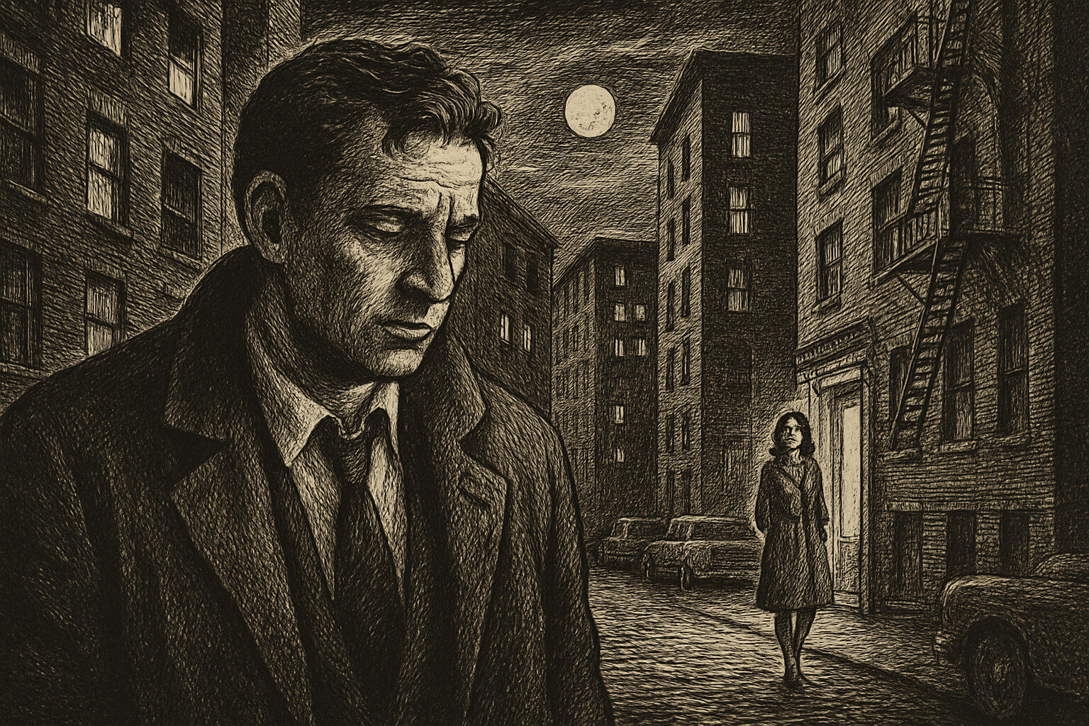 Illustration de Trois chambres à Manhattan de Georges Simenon