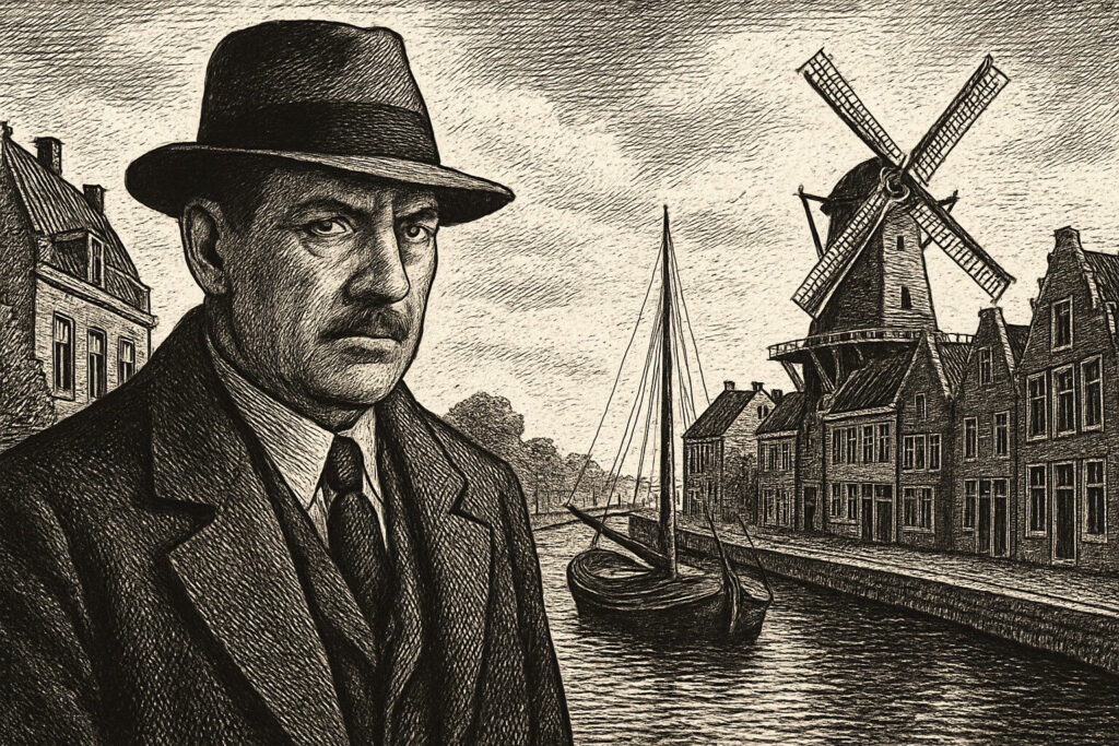 Illustration de Un crime en Hollande de Georges Simenon