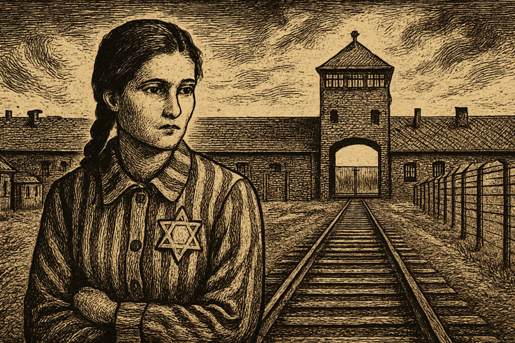 Illustration de Une jeunesse au temps de la Shoah de Simone Veil