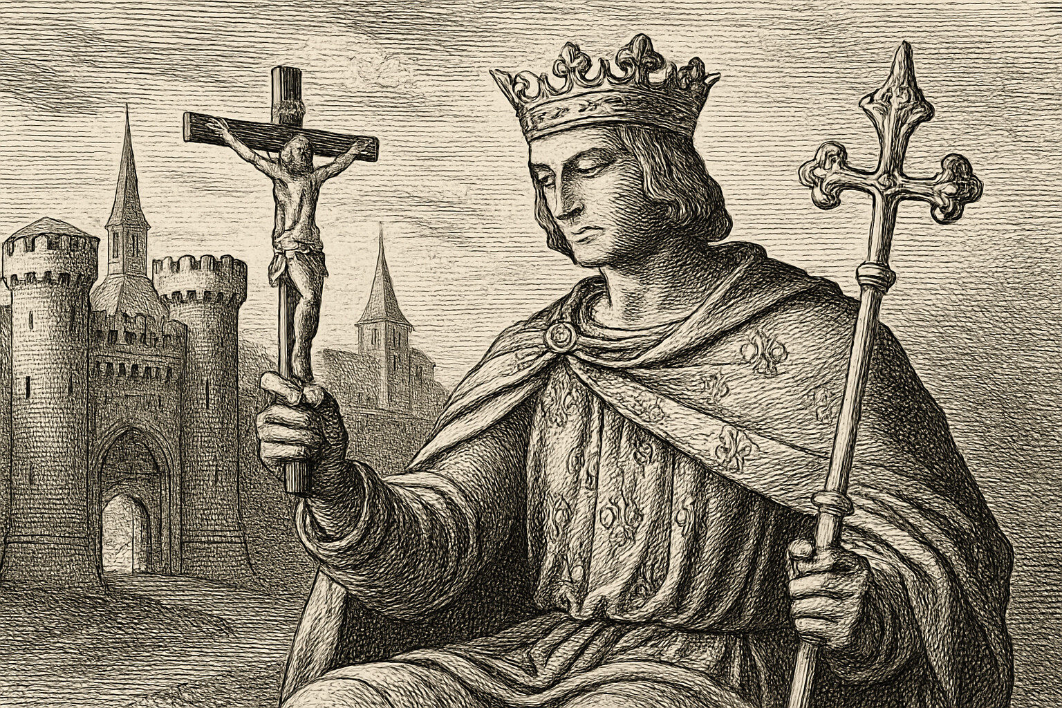 Illustration de Vie de Saint Louis de Jean de Joinville