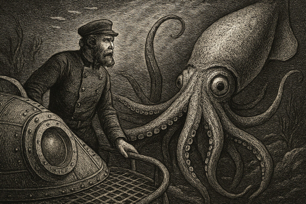 Illustration de Vingt mille lieues sous les mers de Jules Verne